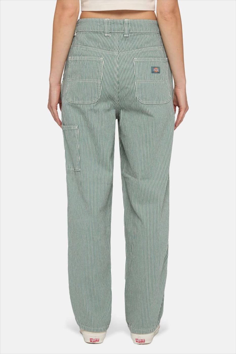 Dickies - Ecru-Groene Hickory jeans