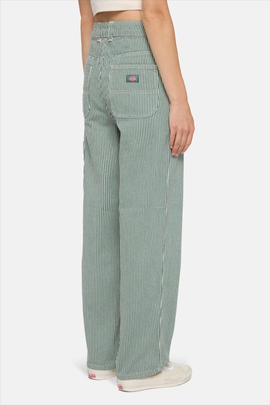 Dickies - Ecru-Groene Hickory jeans
