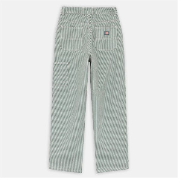 Dickies - Ecru-Groene Hickory jeans