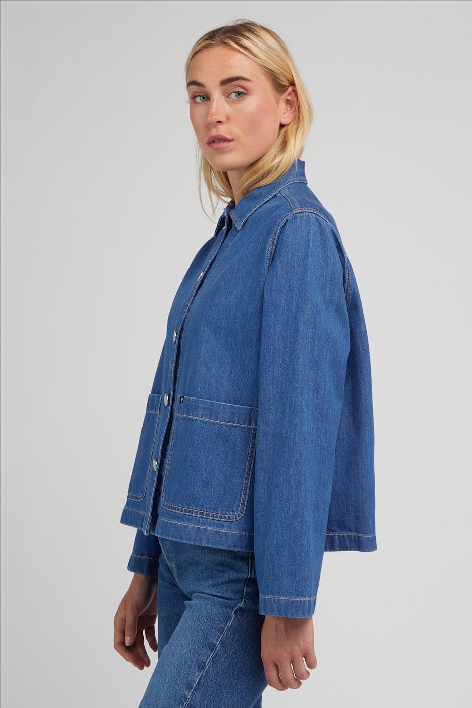 Lee - Blauw Chore jeanshemd