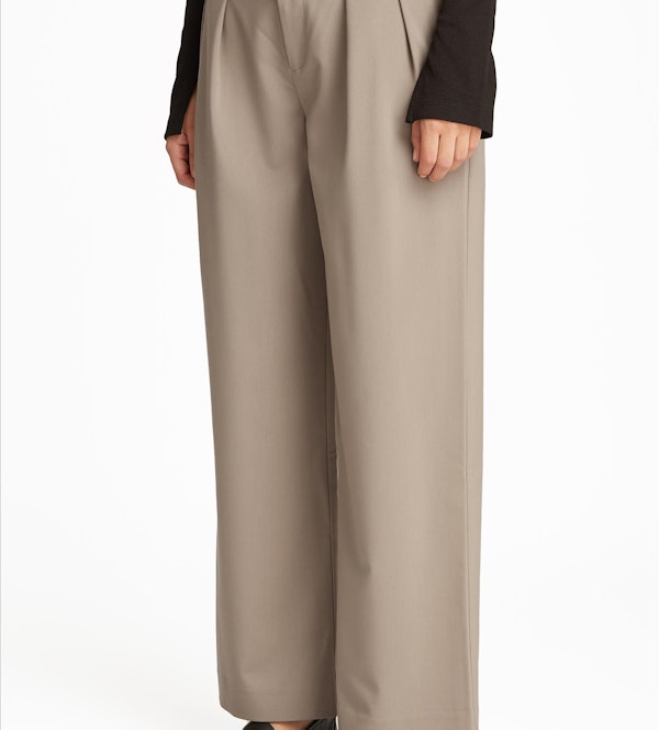 Calvin Klein Jeans - Beige Tailored Wide broek