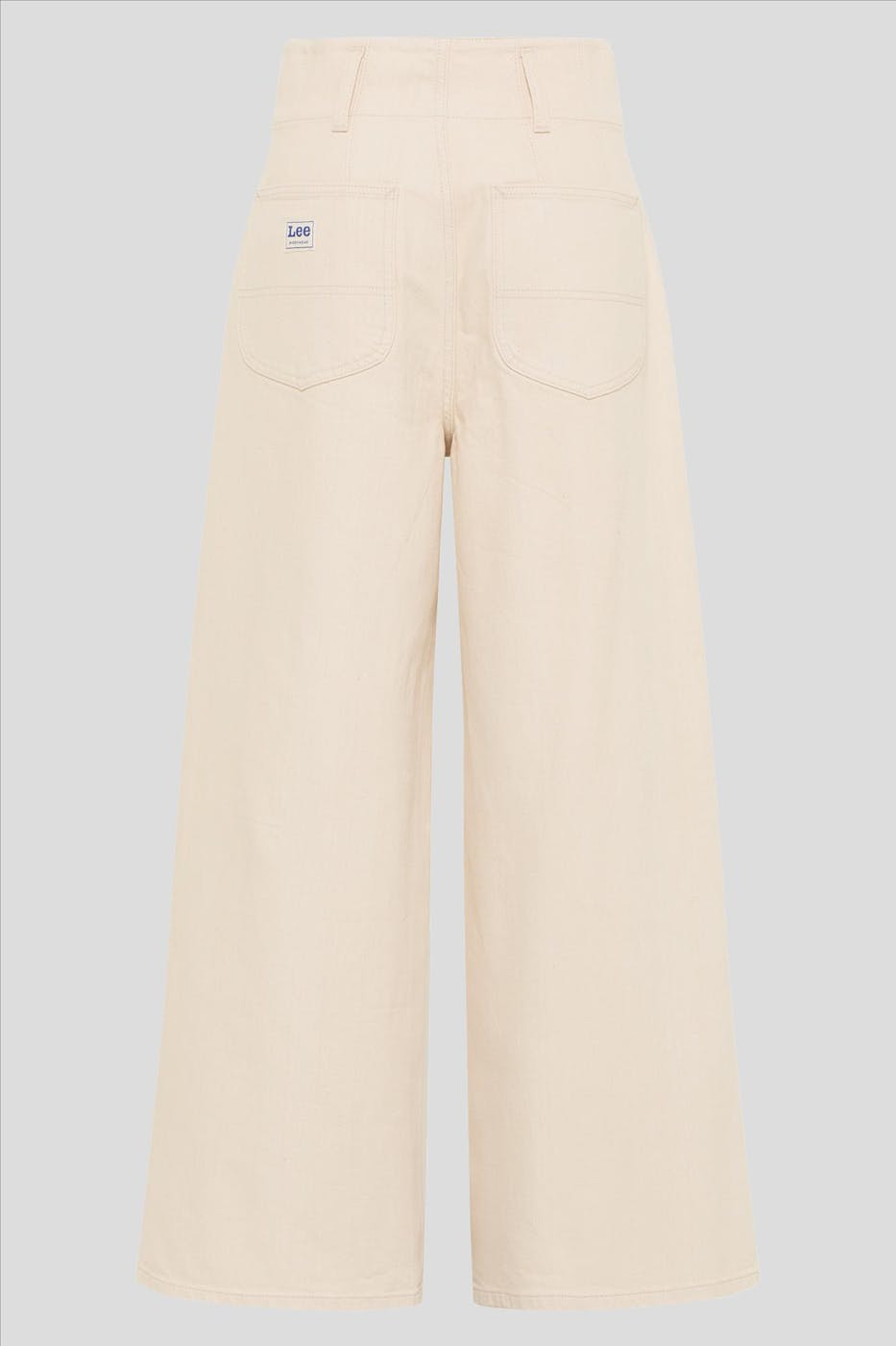 Lee - Ecru Pleated Straight jeans