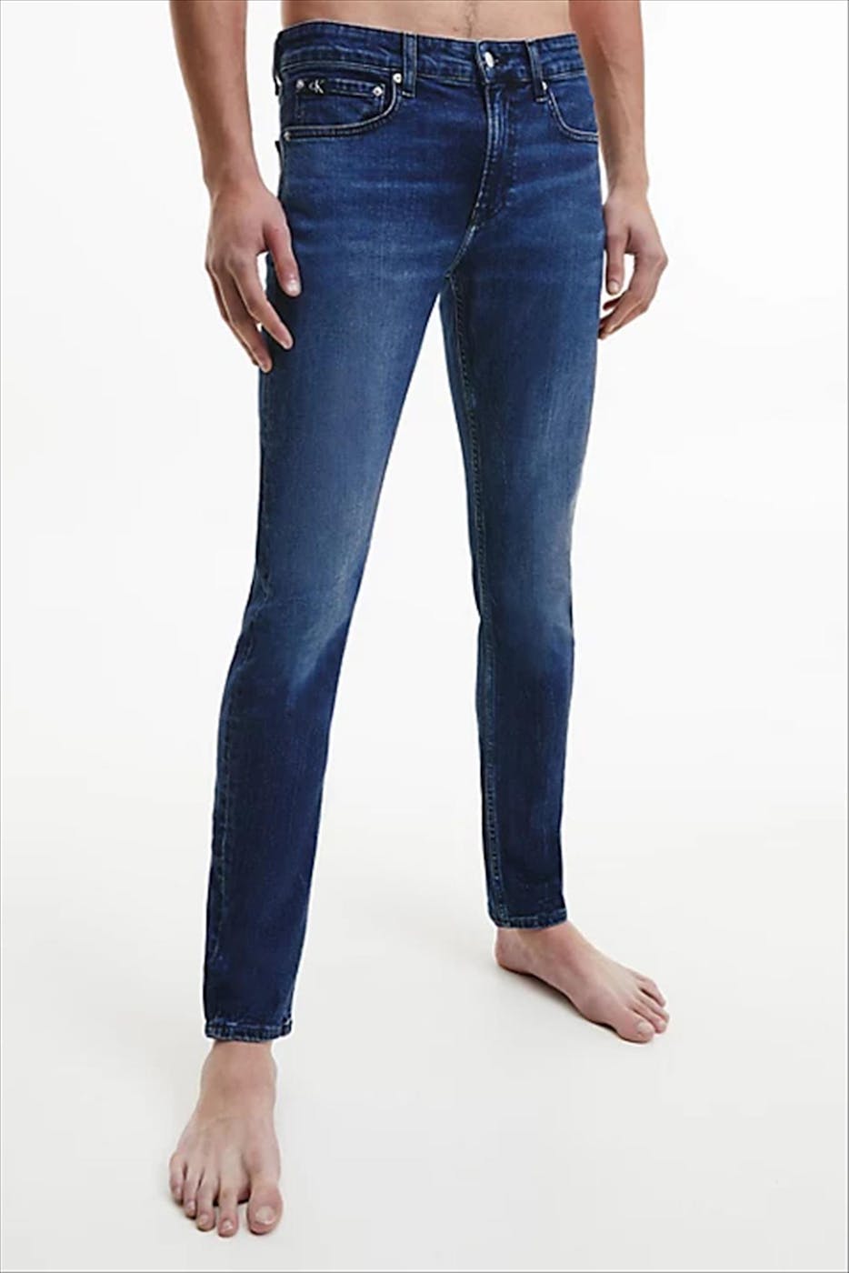 Calvin Klein Jeans - Donkerblauwe Slim Tapered jeans