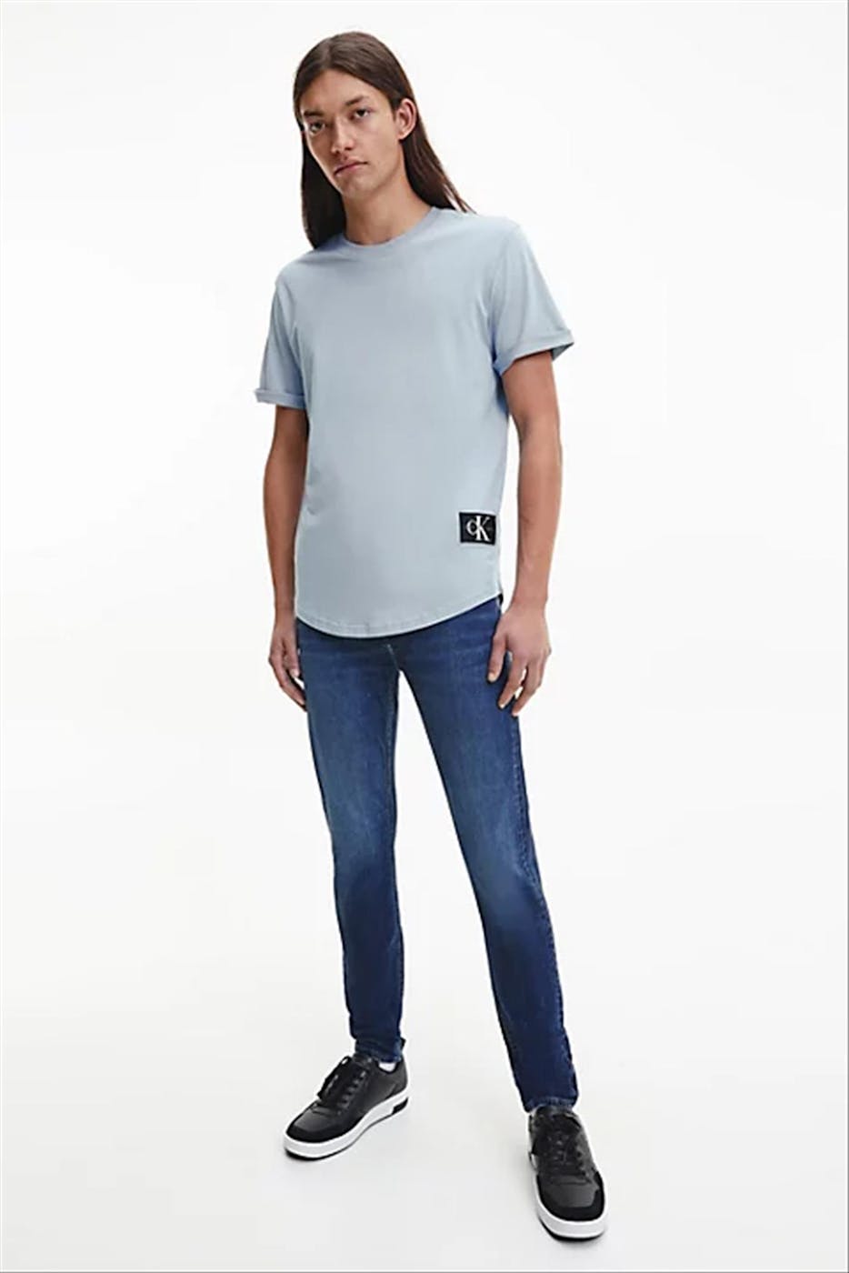 Calvin Klein Jeans - Donkerblauwe Slim Tapered jeans