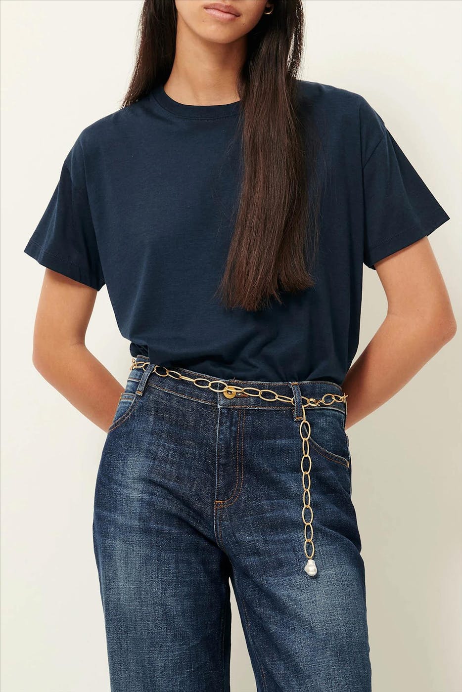 Sessùn - Donkerblauwe Too T-shirt