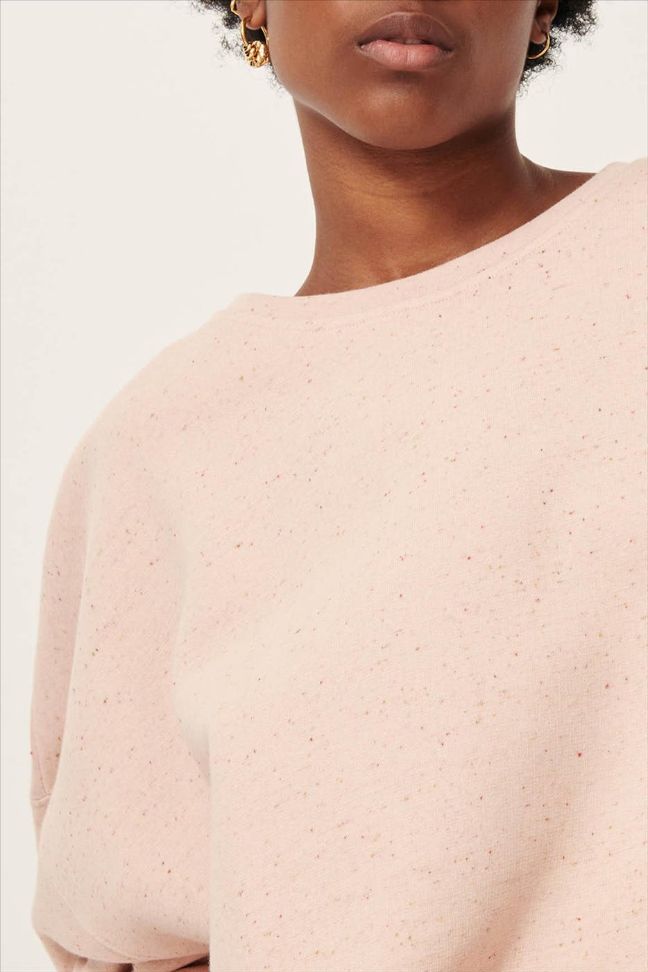 Sessùn - Lichtroze Chebbi sweater