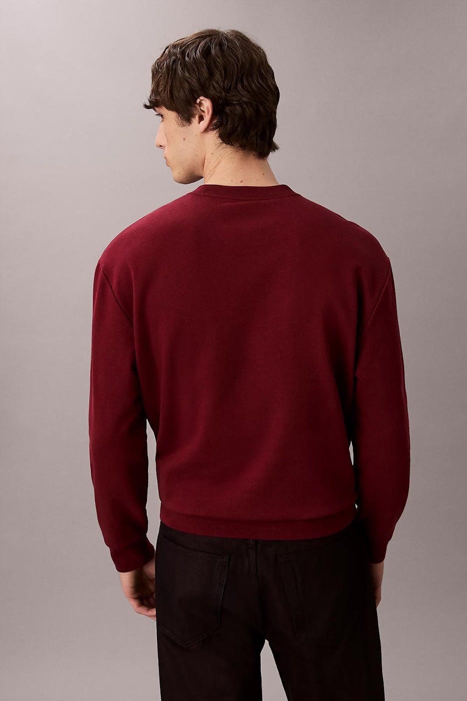 Calvin Klein Jeans - Bordeaux Logo Badge sweater