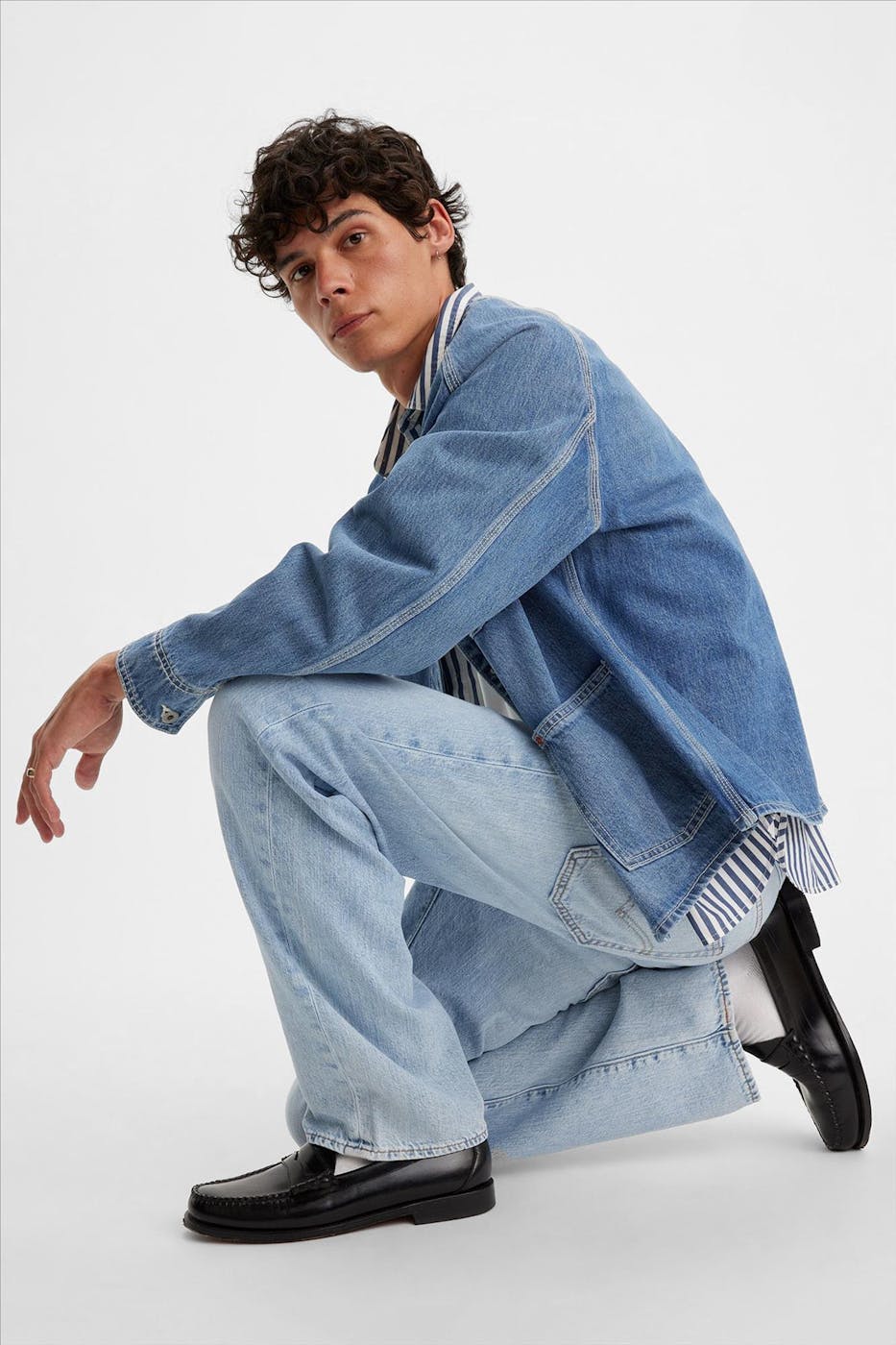 Levi's - Lichtblauwe 568 Stay Loose jeans