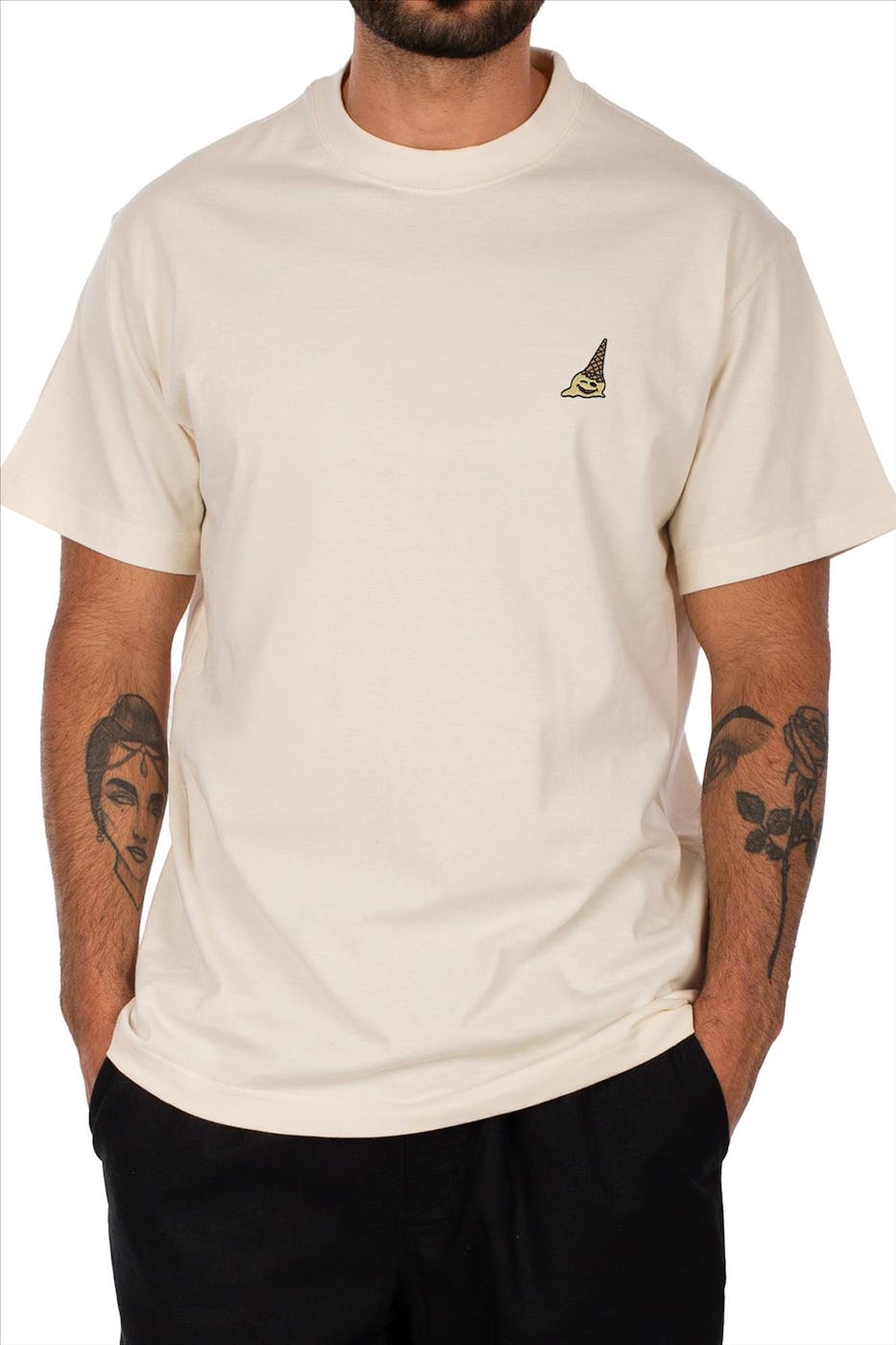 Iriedaily - Ecru Melted Matter T-shirt