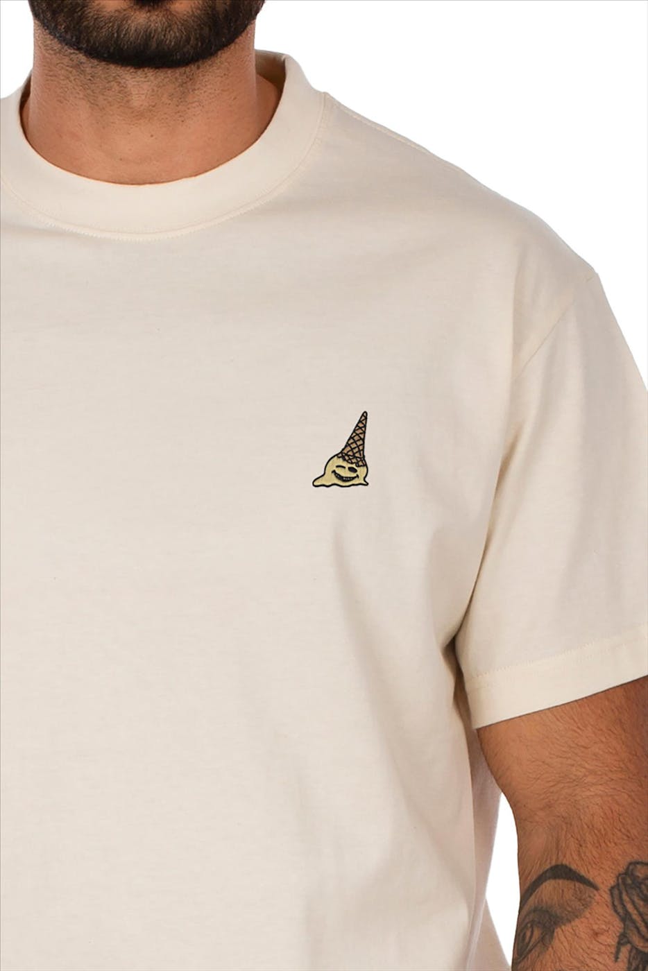 Iriedaily - Ecru Melted Matter T-shirt