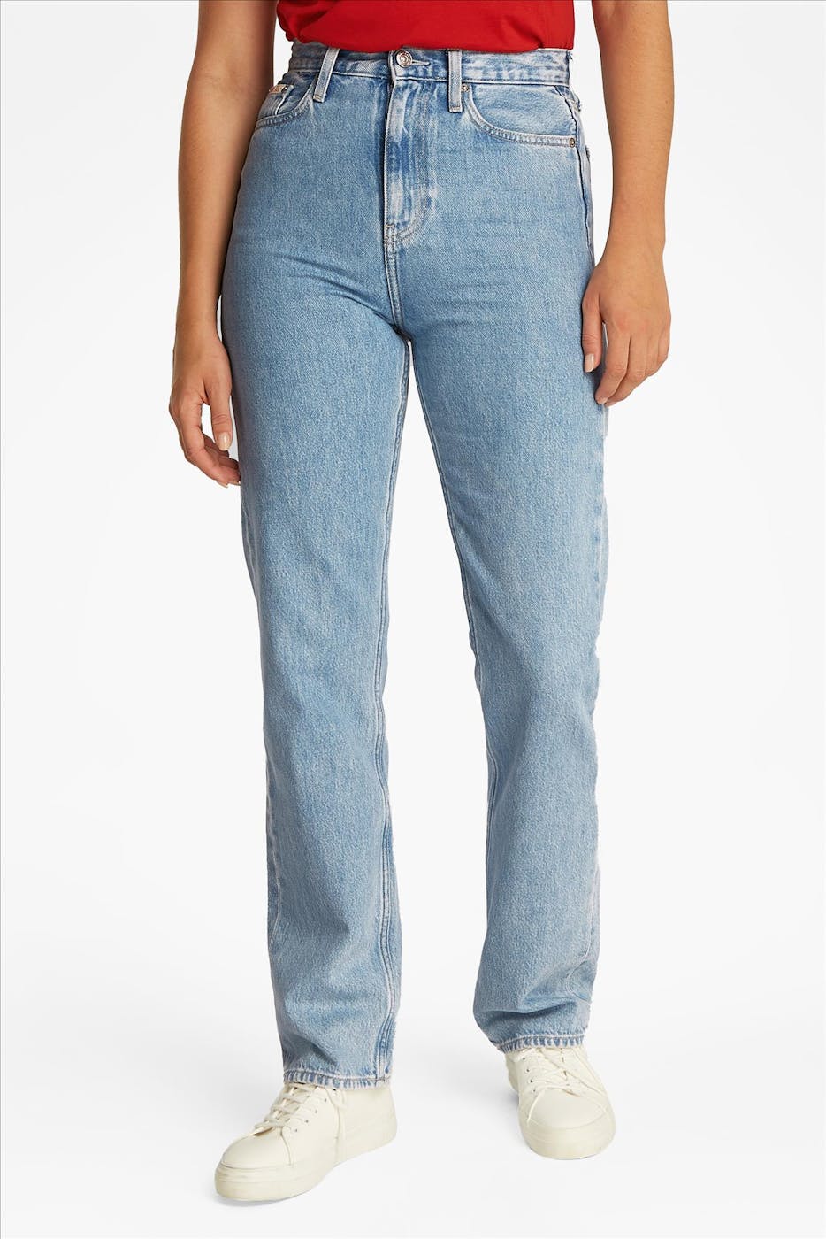 Calvin Klein Jeans - Lichtblauwe High Rise Straight jeans