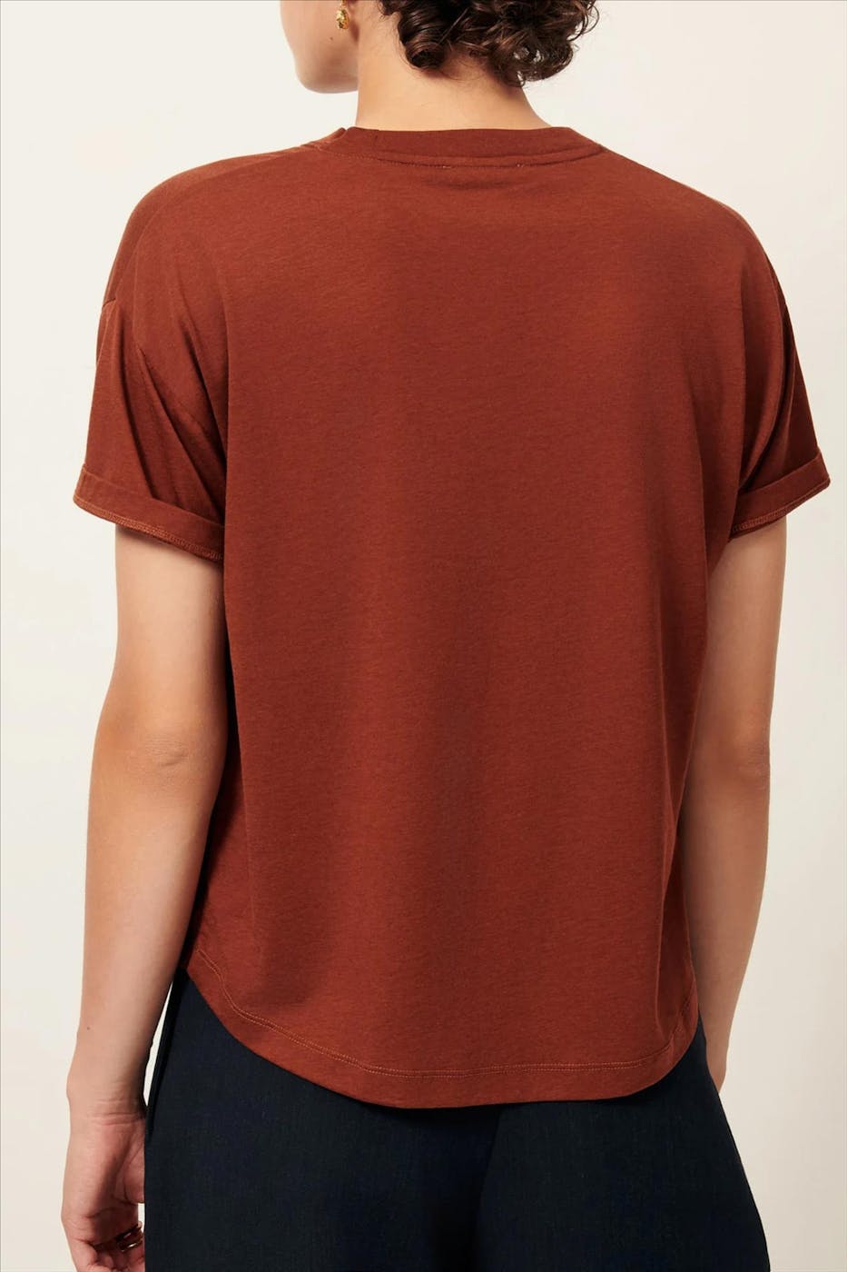 Sessùn - Roestbruine Too T-shirt