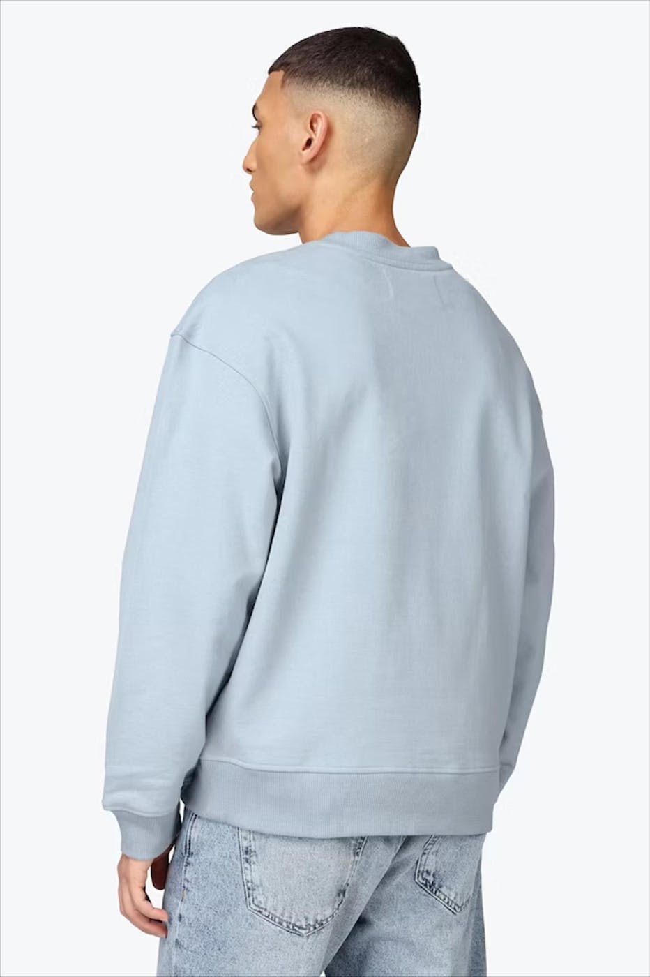 Calvin Klein Jeans - Lichtblauwe Logo Badge sweater