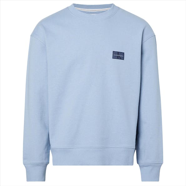 Calvin Klein Jeans - Lichtblauwe Logo Badge sweater