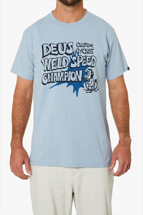 Deus Ex Machina - Lichtblauwe Weld Wonder T-shirt