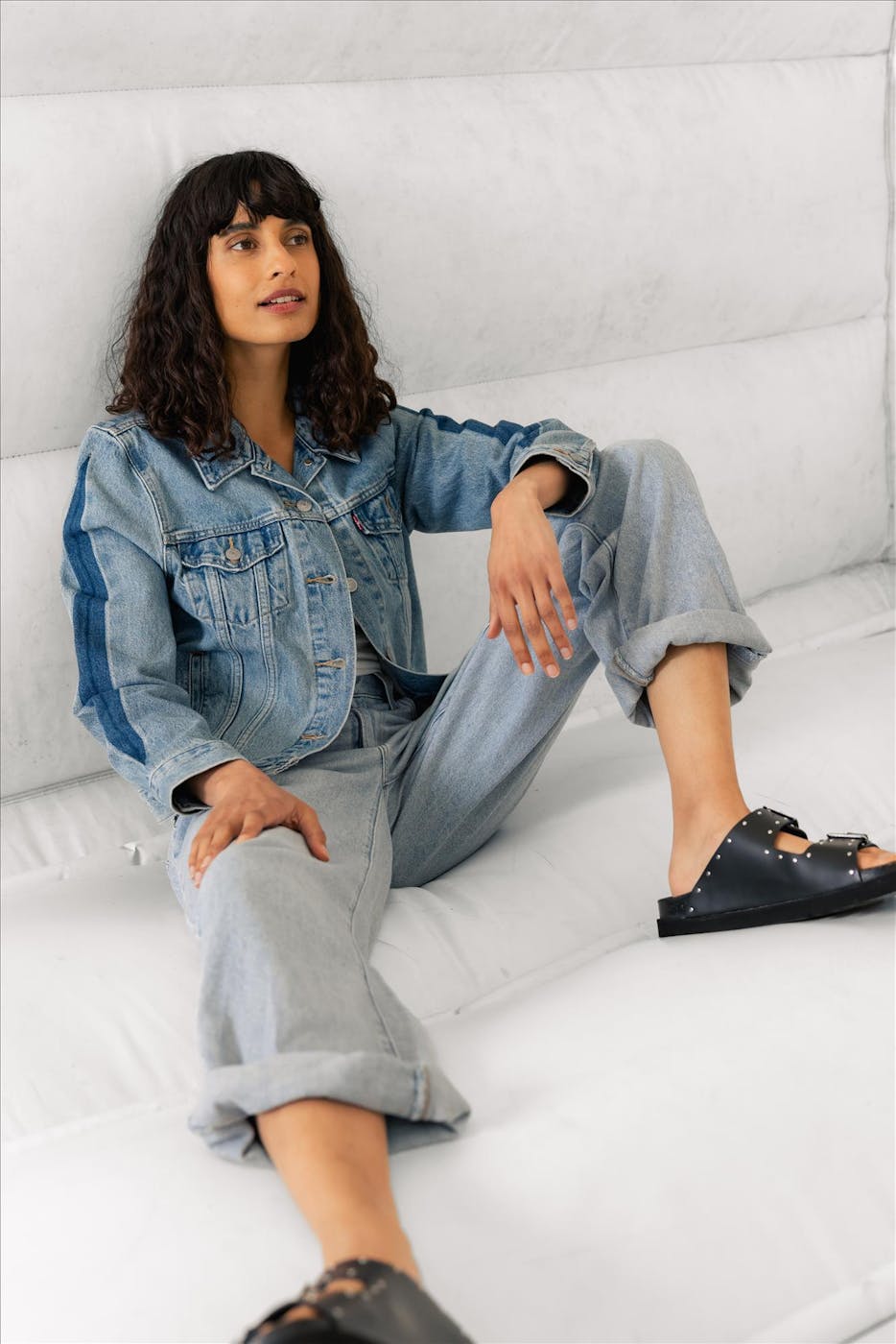 Levi's - Lichtblauwe Baggy Dad jeans