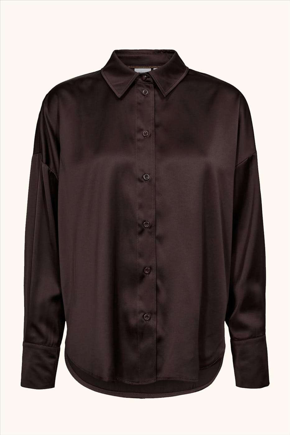 Nümph - Donkerbruine Satti blouse