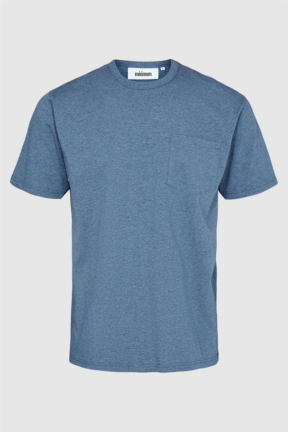 Minimum - Grijsblauwe Haris T-shirt