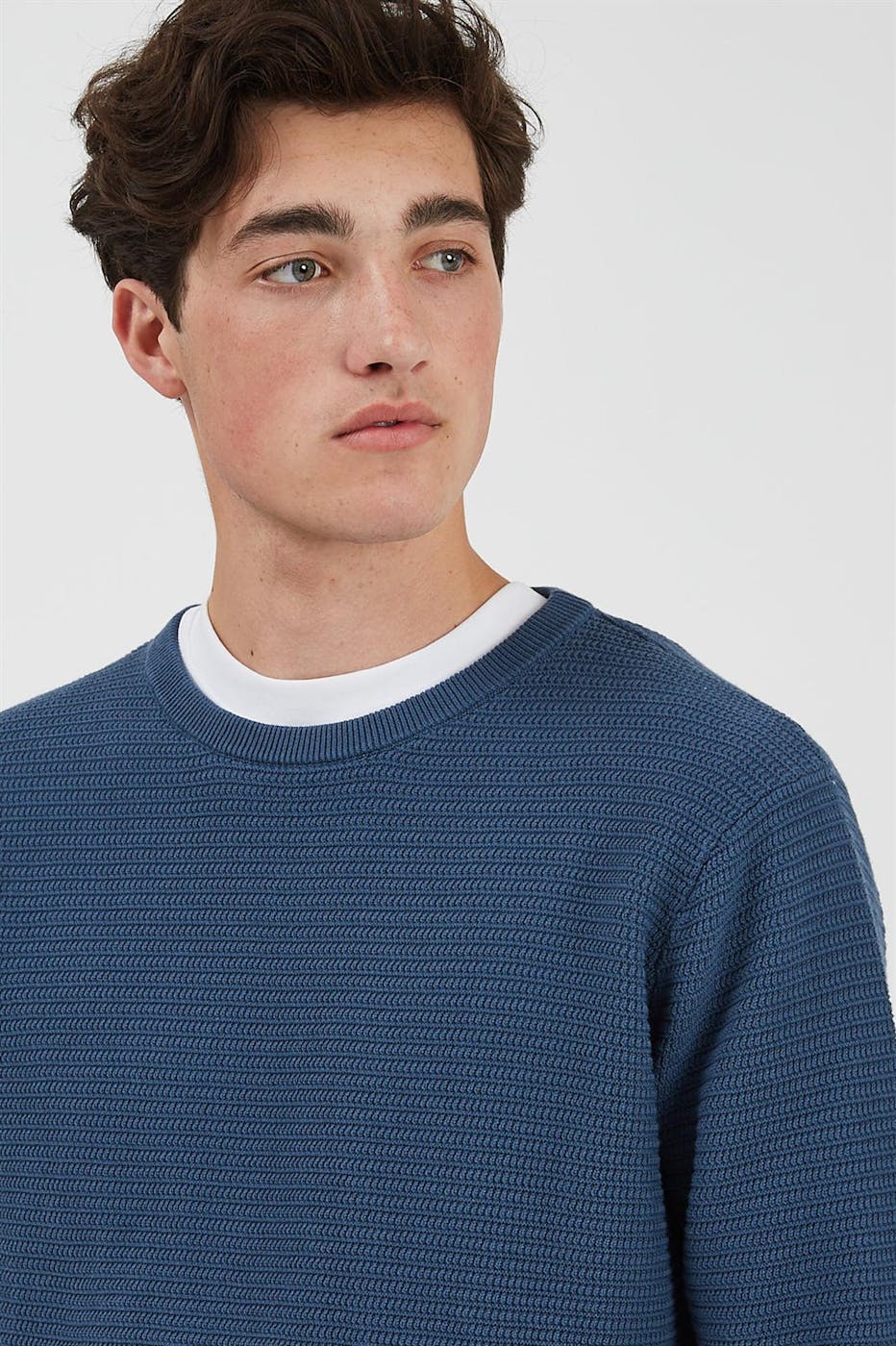 Minimum - Grijsblauwe Ro trui