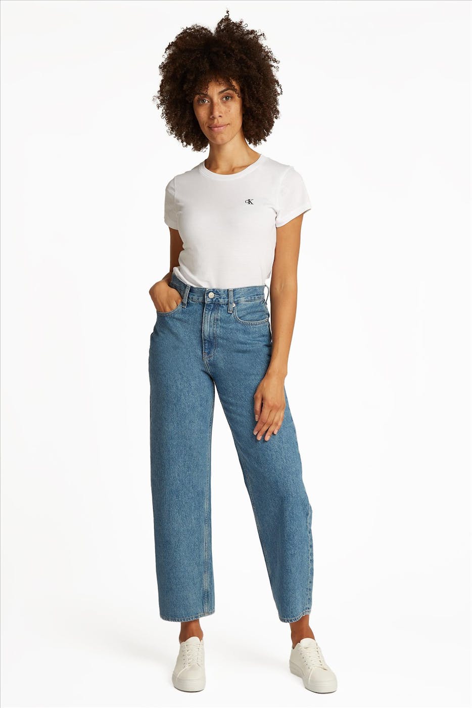 Calvin Klein Jeans - Blauwe Relaxed Barrel jeans