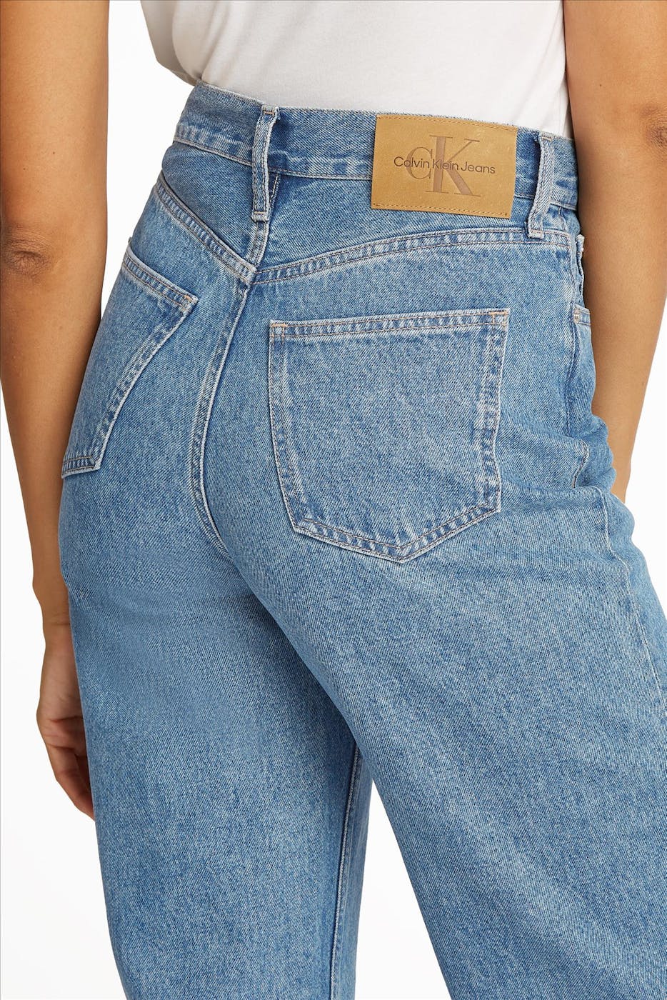 Calvin Klein Jeans - Blauwe Relaxed Barrel jeans
