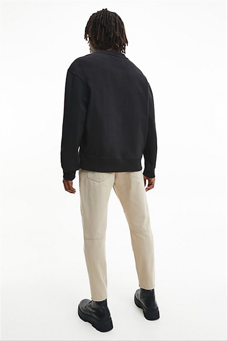 Calvin Klein Jeans - Zwarte Logo Badge sweater