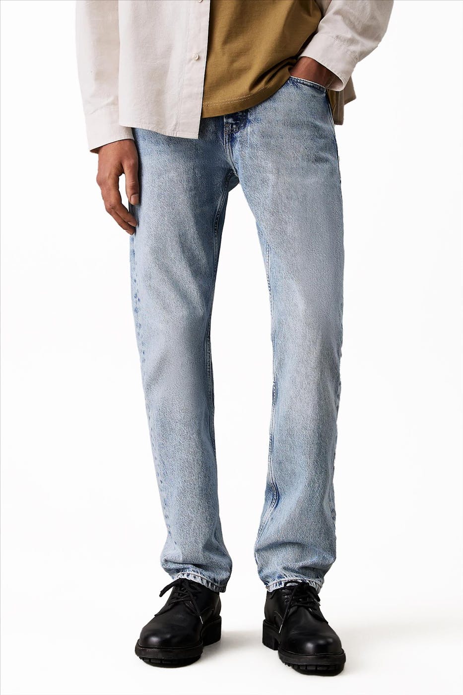 Calvin Klein Jeans - Lichtblauwe Standard Straight jeans