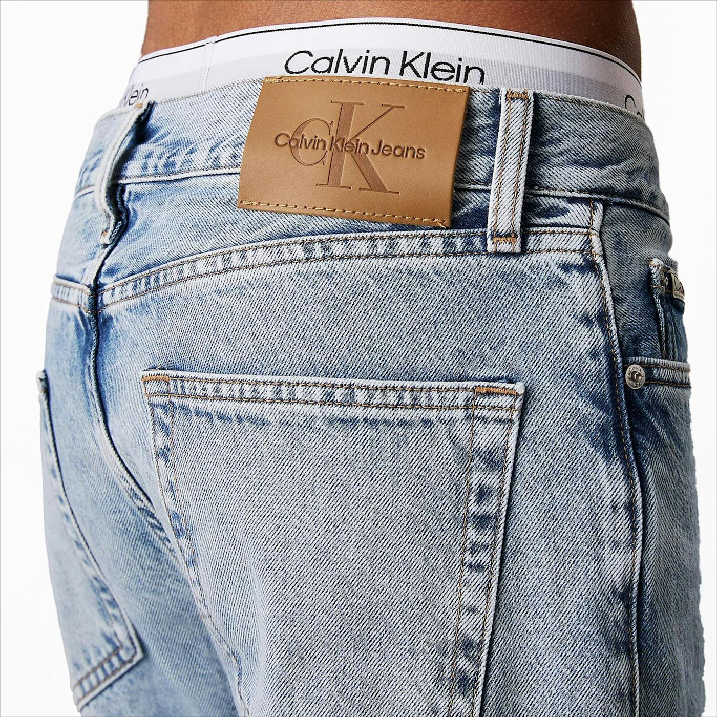 Calvin Klein Jeans - Lichtblauwe Standard Straight jeans