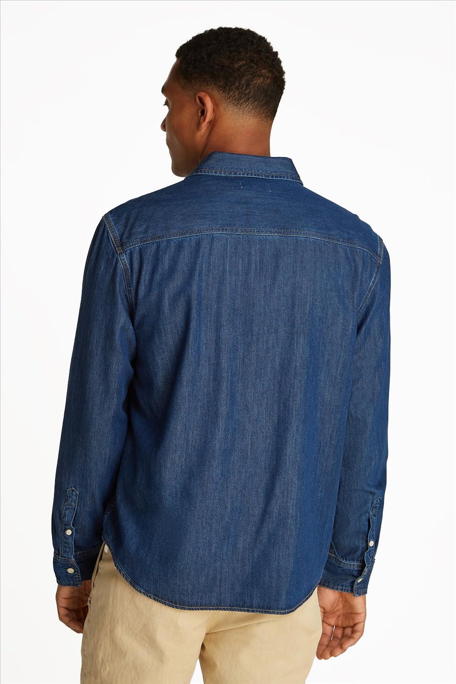 Calvin Klein Jeans - Donkerblauw Rinse jeanshemd