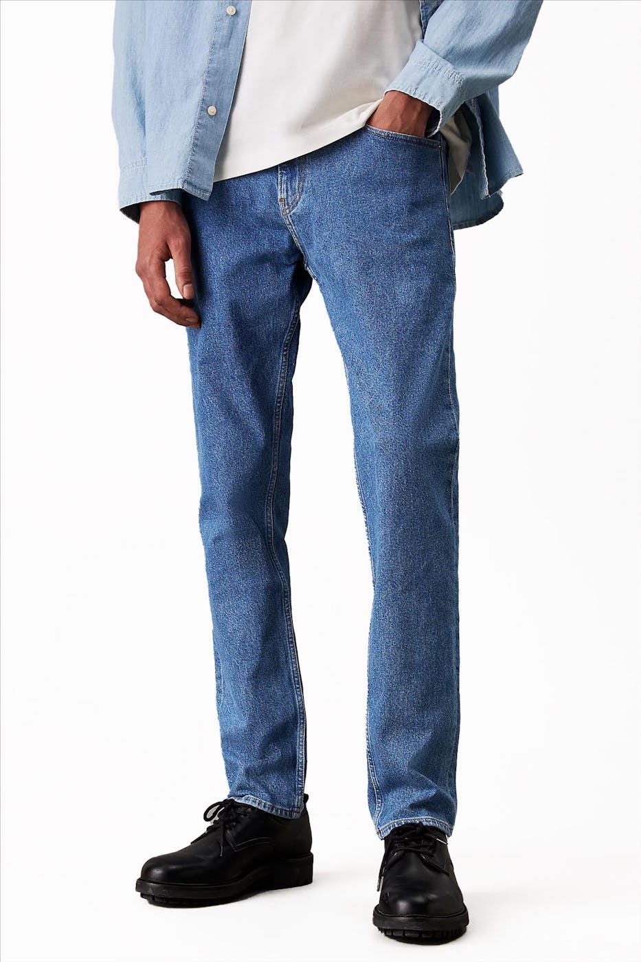 Calvin Klein Jeans - Blauwe Standard Straight jeans