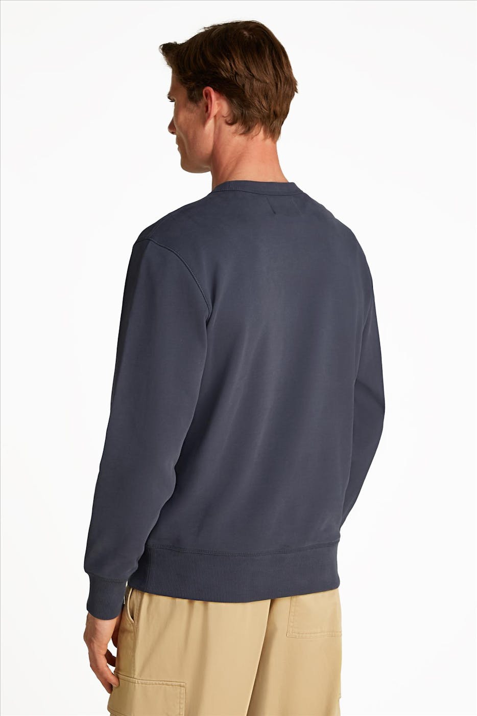 Calvin Klein Jeans - Donkergrijze Label sweater
