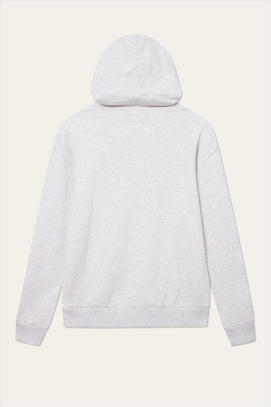 LES DEUX - Lichtgrijze Patch hoodie