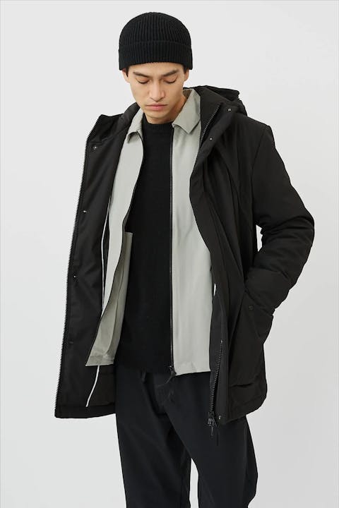 Minimum - Zwarte Kolmar jas