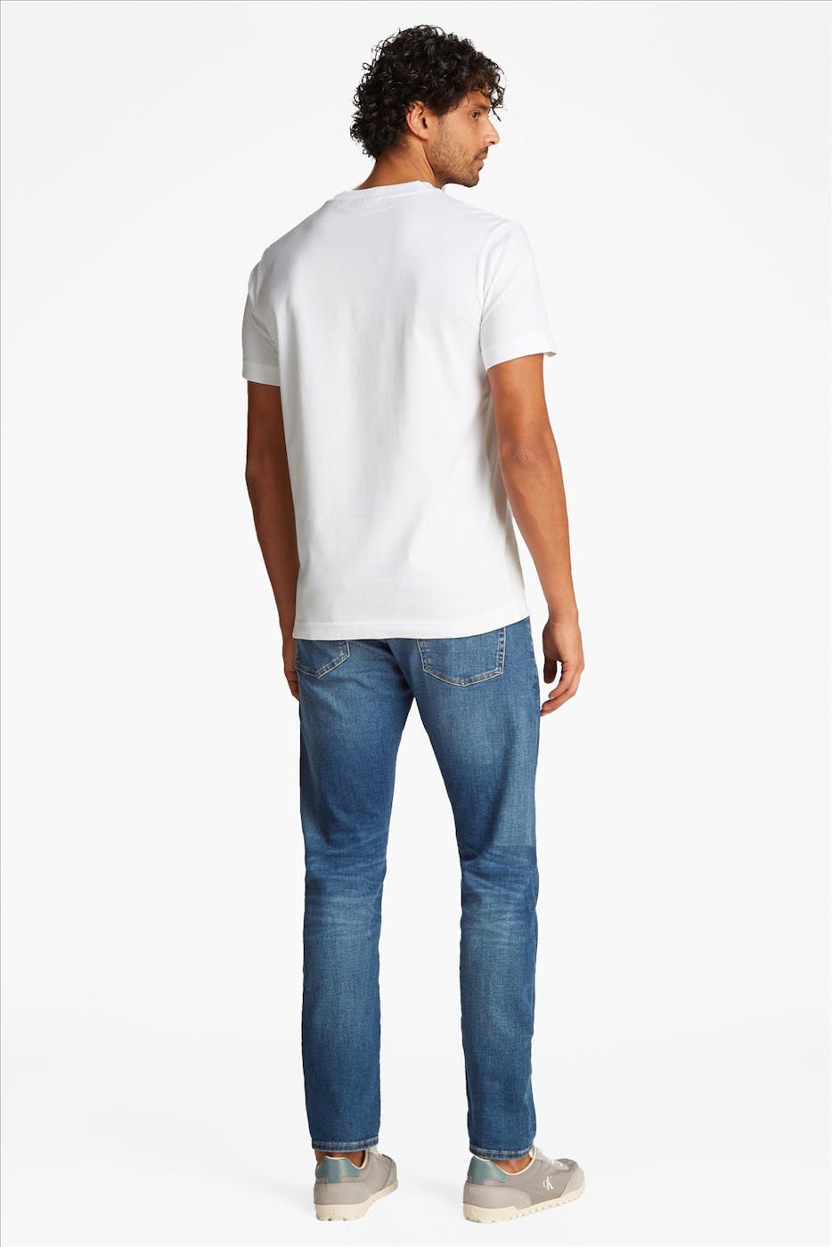 Calvin Klein Jeans - Witte Logo Patch T-shirt