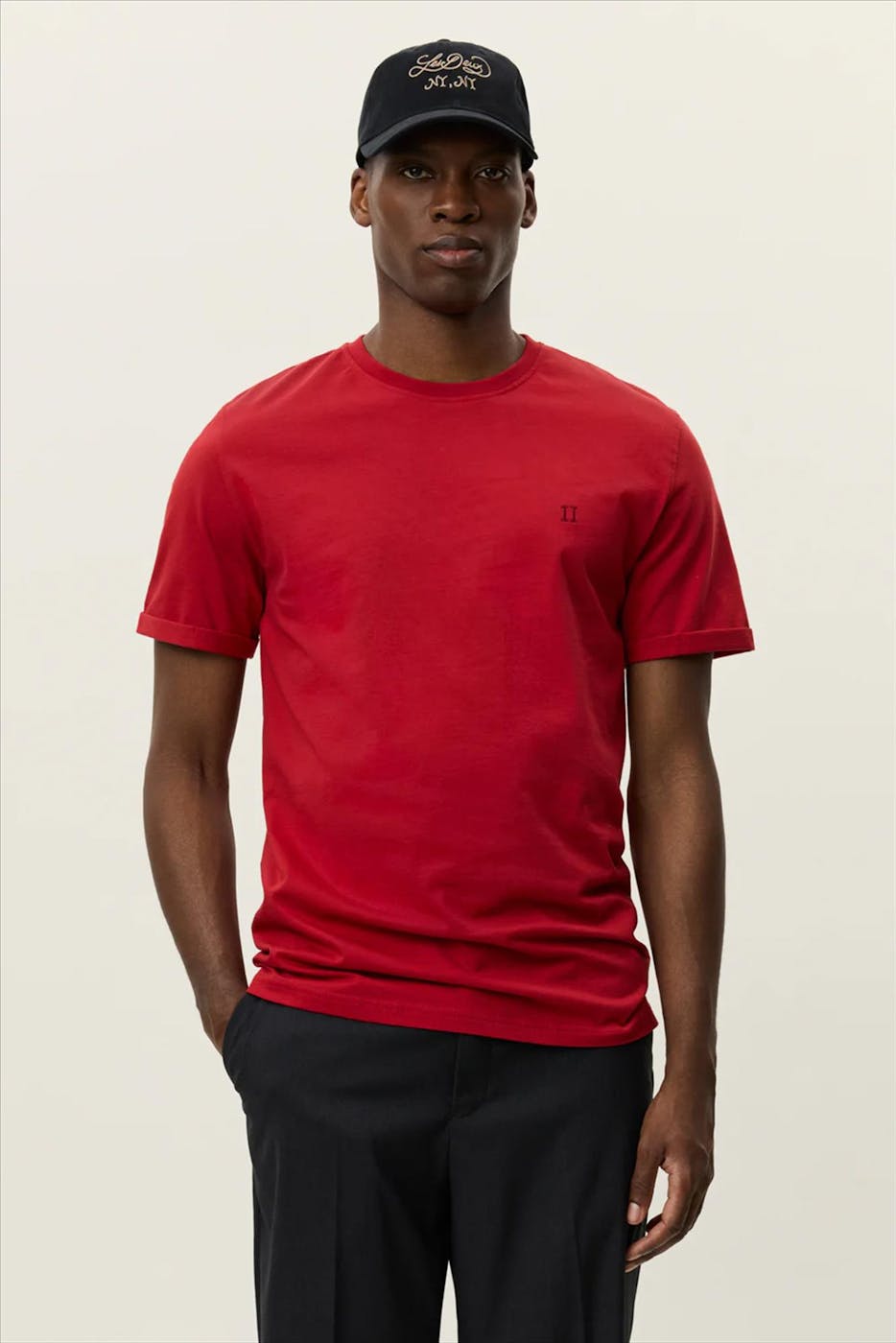 LES DEUX - Rode Norregaard Contrast T-shirt