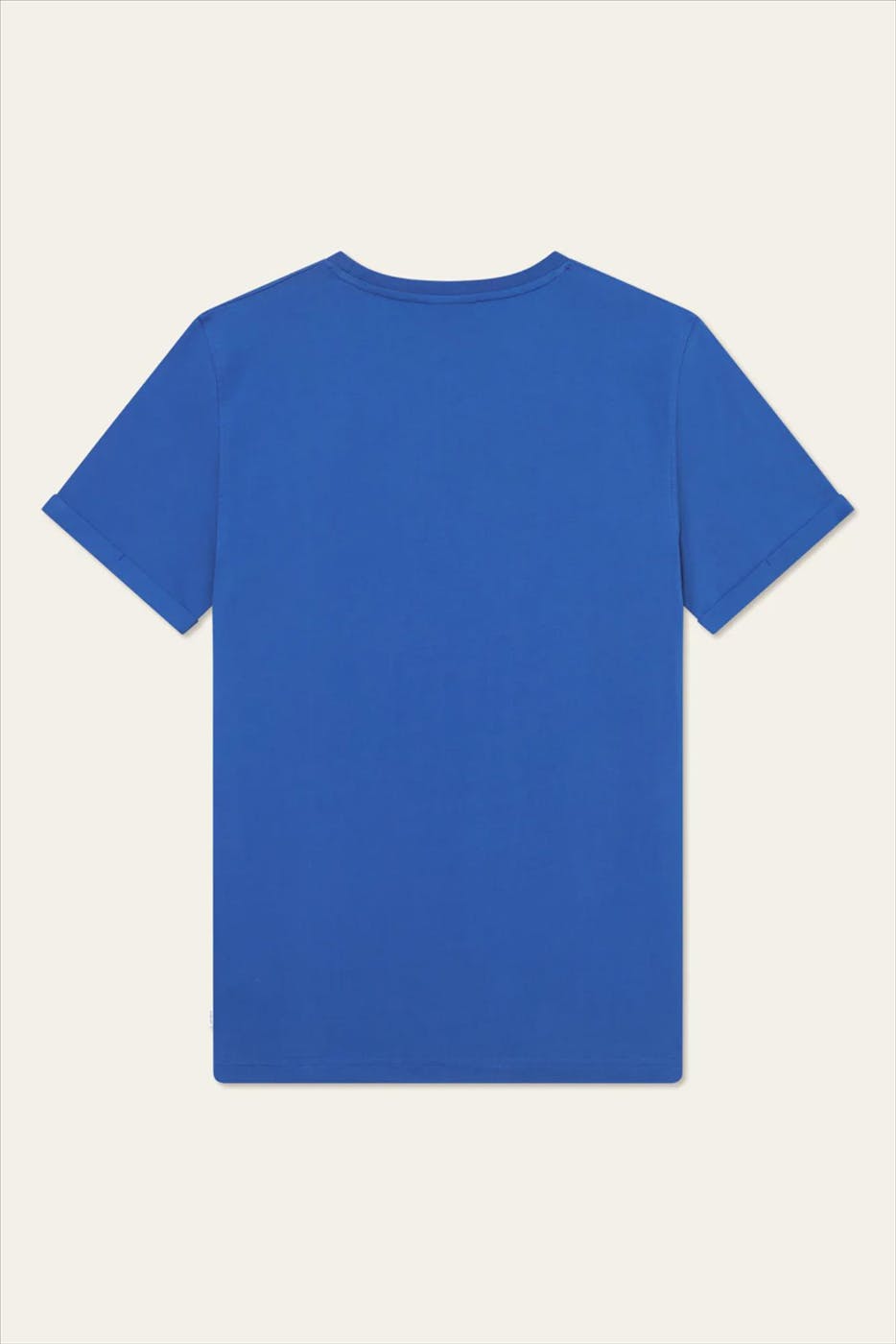LES DEUX - Blauwe Norregaard Contrast T-shirt