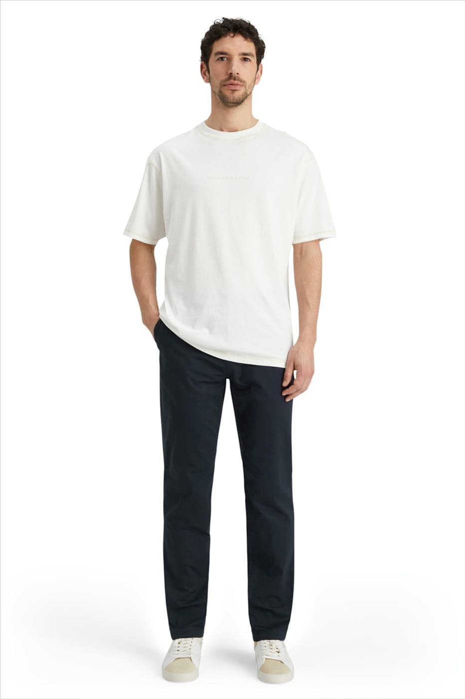 Scotch & Soda - Marineblauwe Stuart Slim chino