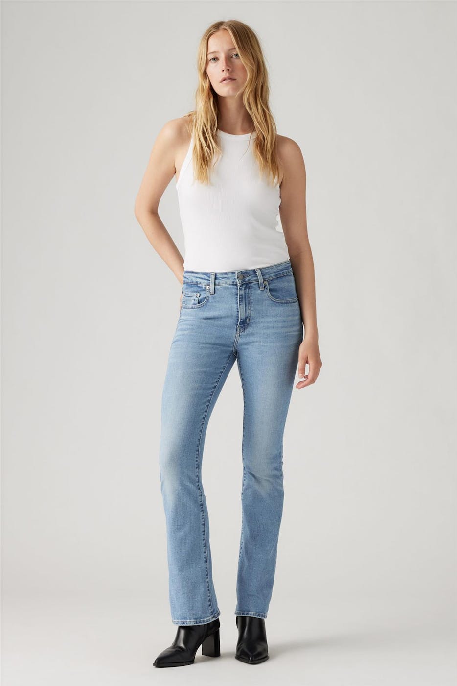 Levi's - Blauwe 725 Bootcut jeans