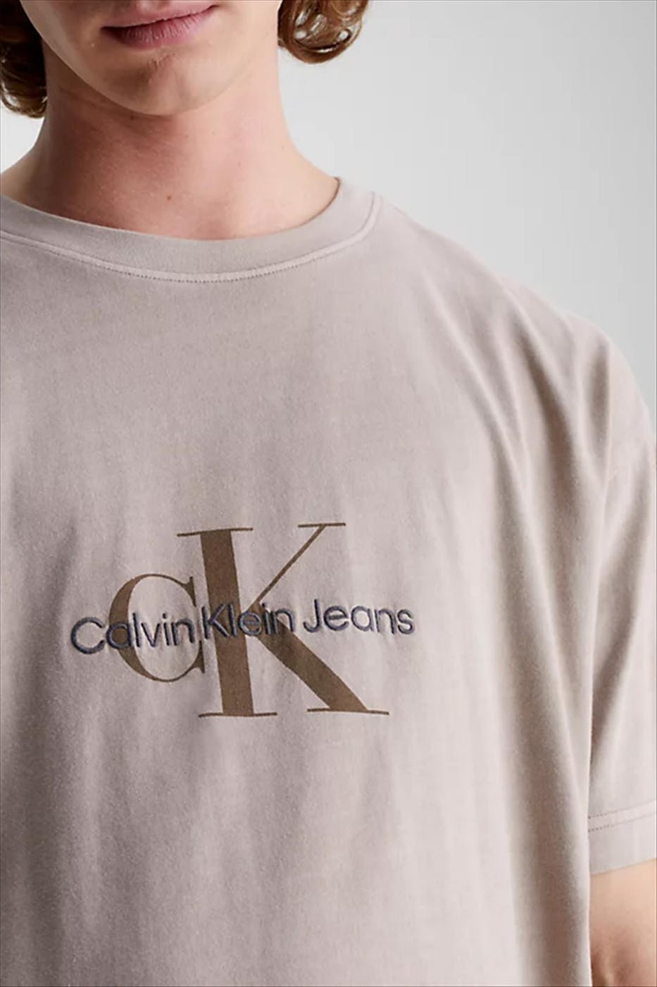 Calvin Klein Jeans - Beige Shitake t-shirt