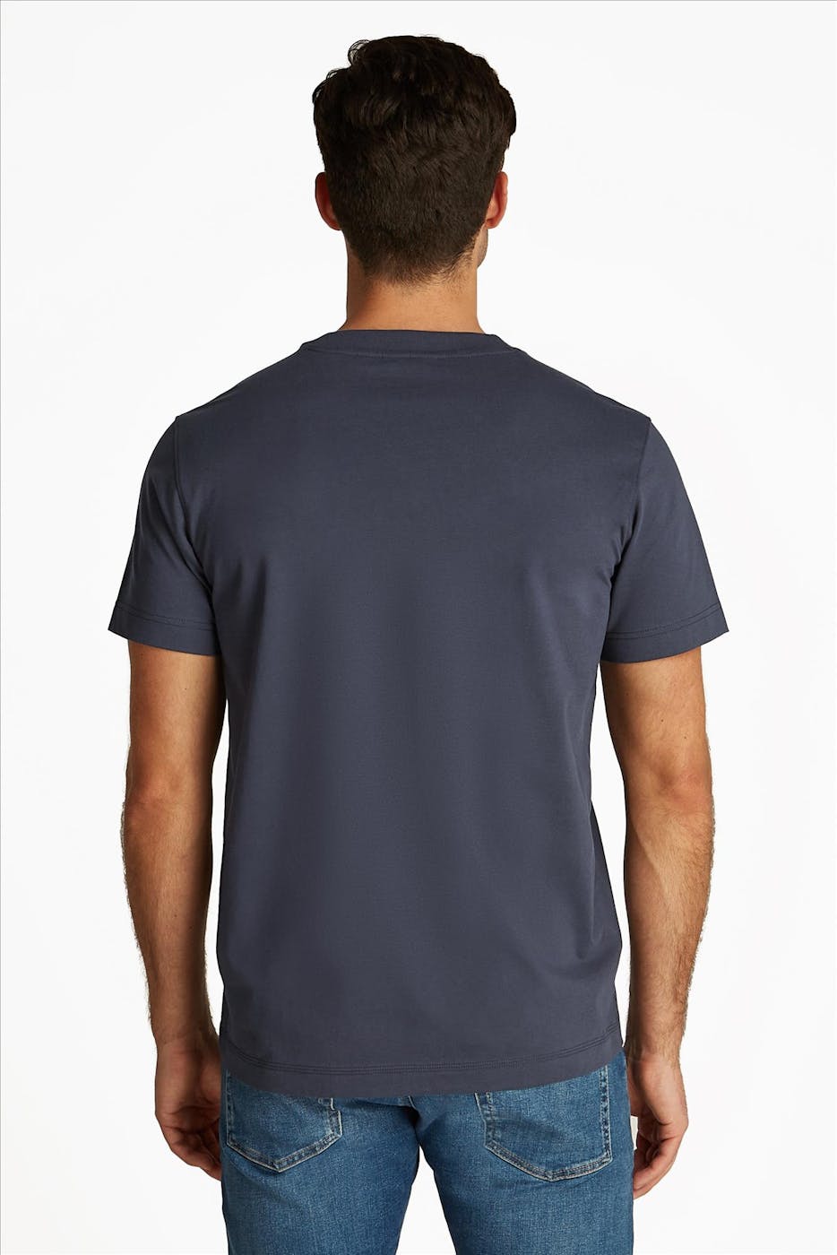 Calvin Klein Jeans - Donkergrijze Logo Patch T-shirt