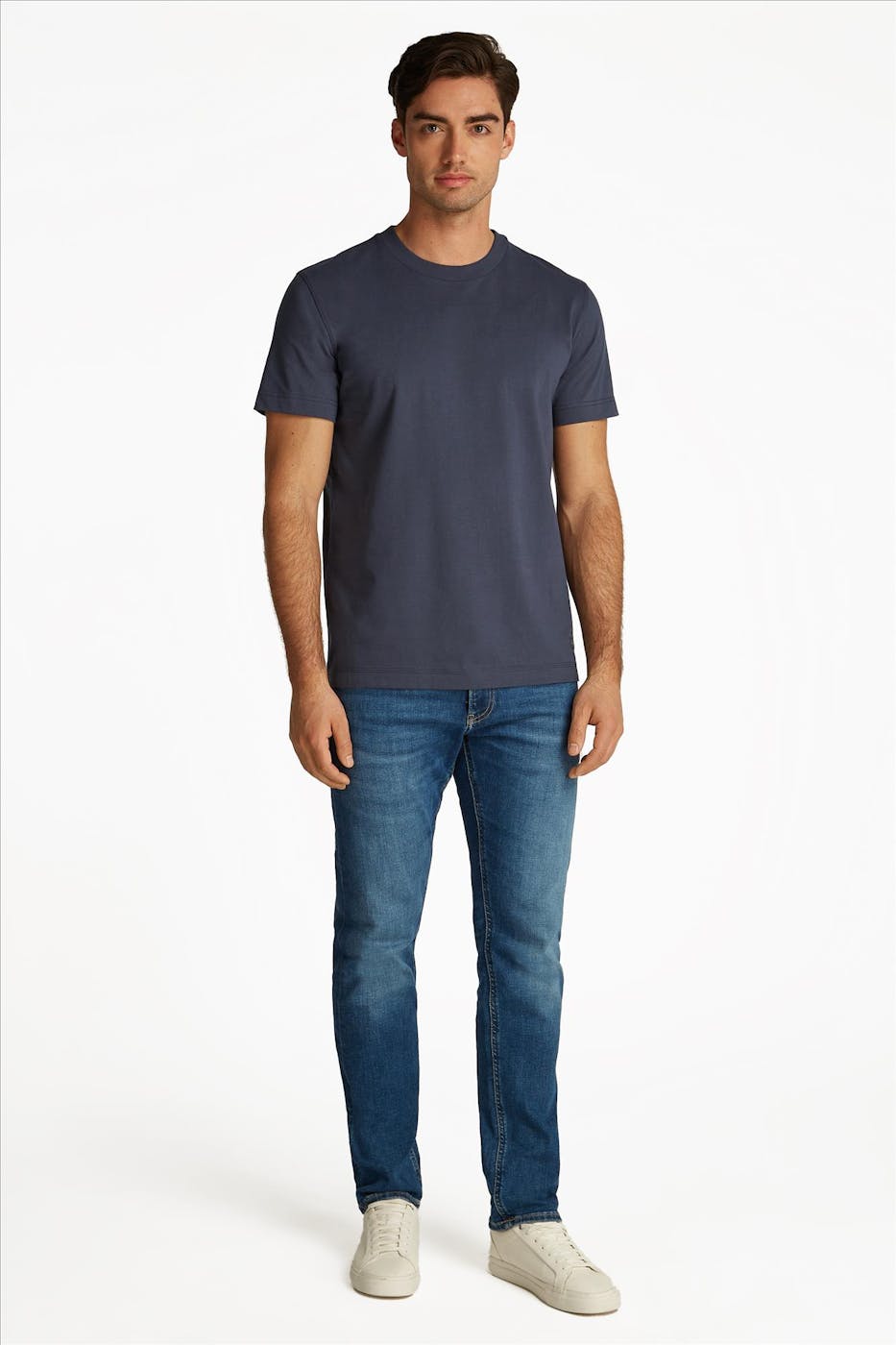 Calvin Klein Jeans - Donkergrijze Logo Patch T-shirt
