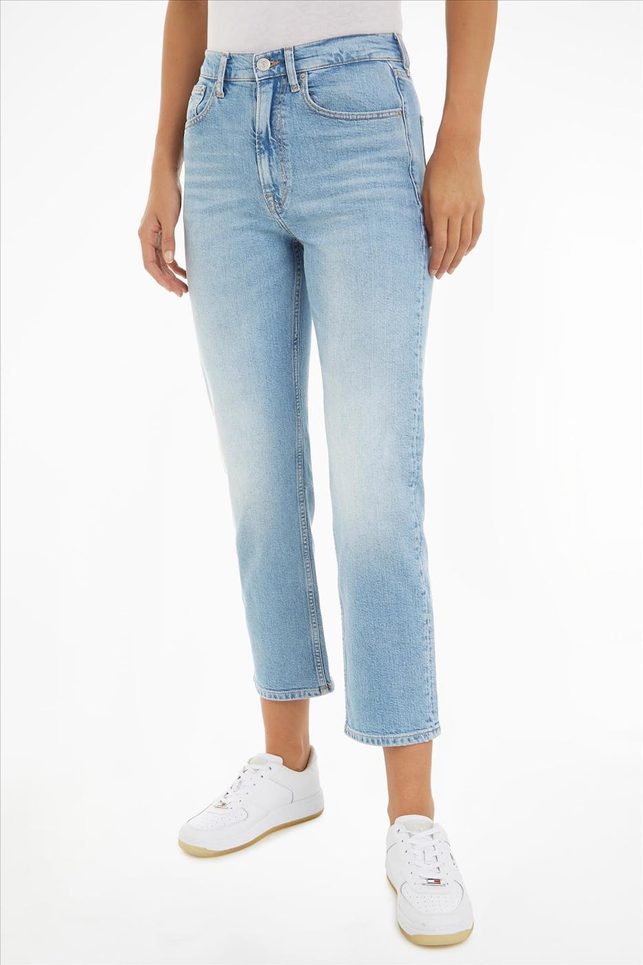 Tommy Jeans - Blauwe Harper Straight Ankle jeans