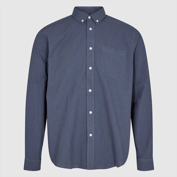 Minimum - Grijsblauw Yonathan hemd