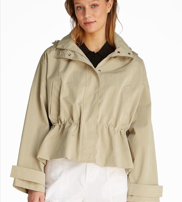 Calvin Klein Jeans - Beige Waisted jas