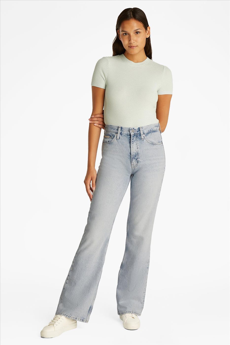 Calvin Klein Jeans - Lichtblauwe Authentic bootcut jeans