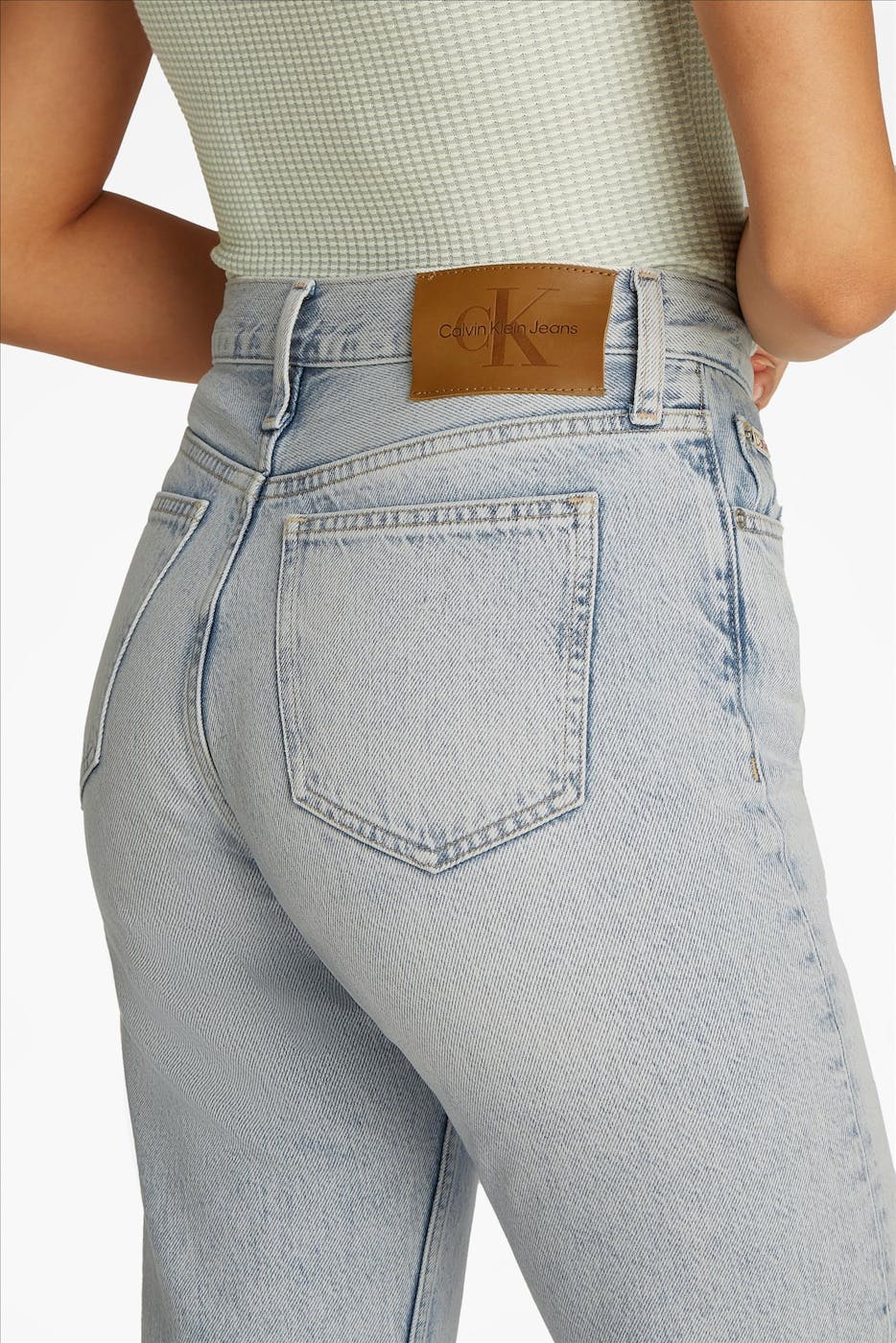 Calvin Klein Jeans - Lichtblauwe Authentic bootcut jeans