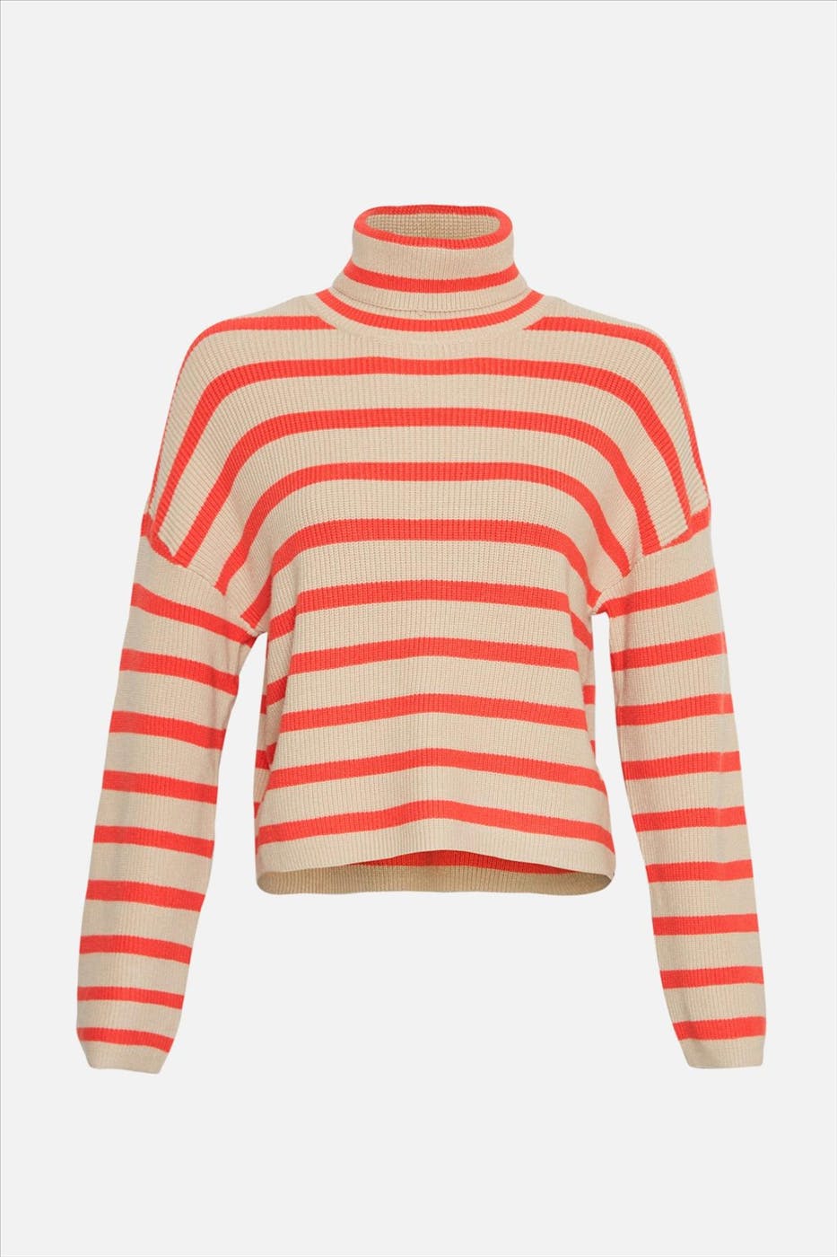 MSCH COPENHAGEN - Beige-Rode Marthea Rachelle trui