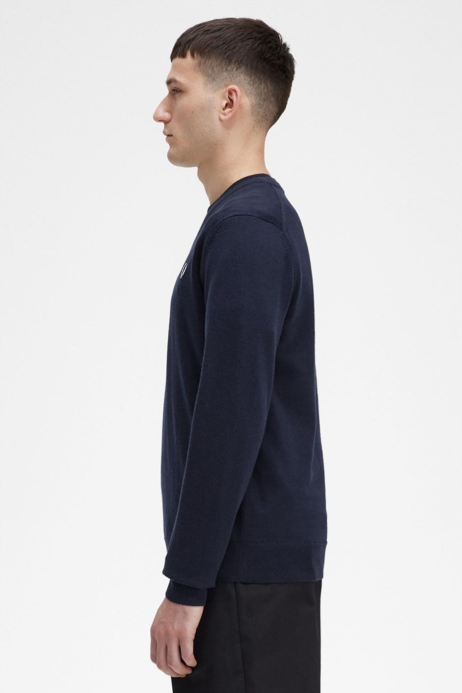 Fred Perry - Donkerblauwe Classic V-Neck trui