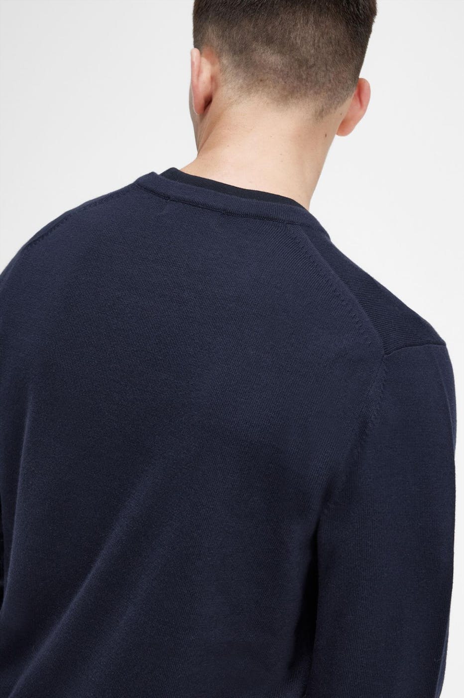 Fred Perry - Donkerblauwe Classic V-Neck trui
