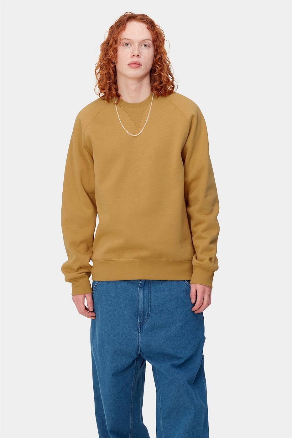 Carhartt WIP - Gele Chase sweater